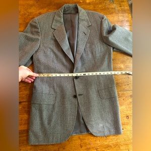 White and Gray Checkered 2 Piece Suit (Jacket and Pants)